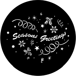 Seasons Greetings - RSS 77983 - Stock Gobo Steel
