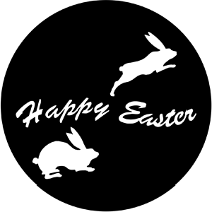 Happy Easter - RSS 78017 - Stock Gobo Steel