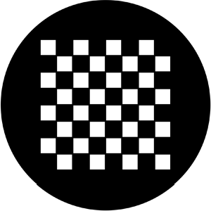 Chessboard - RSS 78049 - Stock Gobo Steel