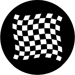 Chequered Flag 1 - RSS 78050 - Stock Gobo Steel