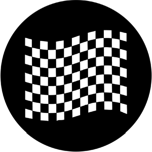 Chequered Flag 2 - RSS 78051 - Stock Gobo Steel