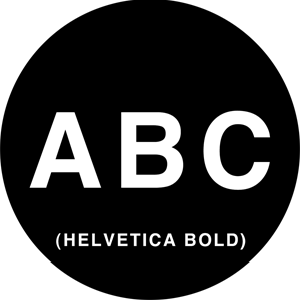 Helvetica Letters Capitals - RSS 78060 - Stock Gobo Steel