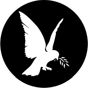 Dove of Peace - RSS 78089 - Stock Gobo Steel