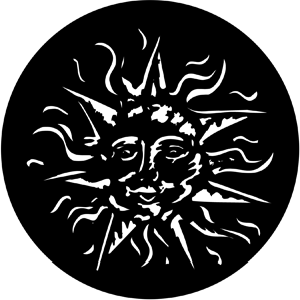 Smiling Sun - RSS 78162 - Stock Gobo Steel