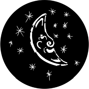 Man in the Moon - RSS 78163 - Stock Gobo Steel