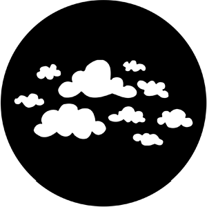 Childish Clouds - RSS 78169 - Stock Gobo Steel