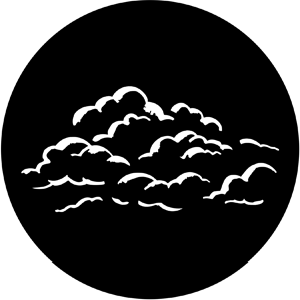 Cloud Outlines - RSS 78170 - Stock Gobo Steel