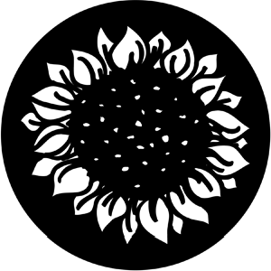 Sunflower - RSS 78177 - Stock Gobo Steel