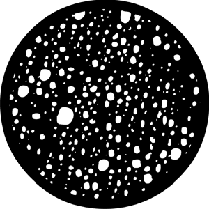 Irregular Dots - RSS 78228 - Stock Gobo Steel