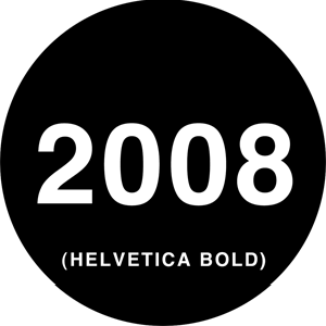 Helvetica Dates - RSS 78261 - Stock Gobo Steel