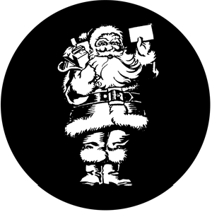 Old Time Santa - RSS 78381 - Stock Gobo Steel