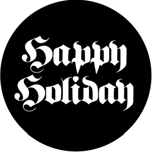 Happy Holiday - RSS 78388 - Stock Gobo Steel