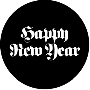 Happy New Year 2 - RSS 78390 - Stock Gobo Steel