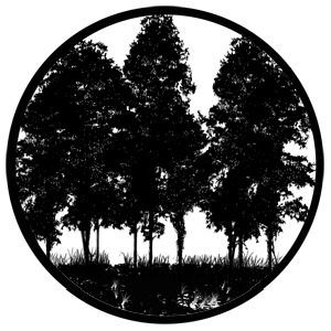 Tree Silhouette 2 - RSS 78432 - Stock Gobo Steel