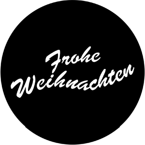 Frohe Weihnachten - RSS 78811 - Stock Gobo Steel