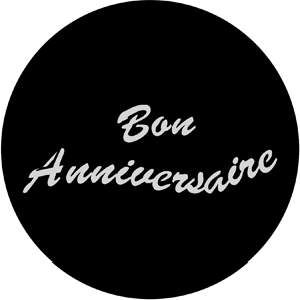 Bon Anniversaire - RSS 78813 - Stock Gobo Steel