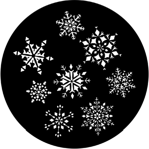 Snowflakes 2 - RSS 79129 - Stock Gobo Steel