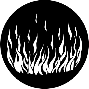 Flames 5 - RSS 79171 - Stock Gobo Steel