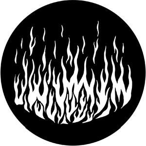 Flames 6 - RSS 79172 - Stock Gobo Steel