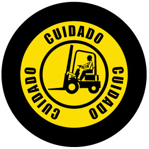 Cuidado - Caution 4 - S1118-1c - Glass Gobo