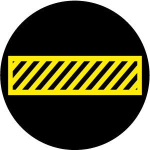 Crosswalk - Yellow - S1146-1c - Glass Gobo